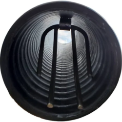 Outlet Pipe with Grate 10ft DW 10"
