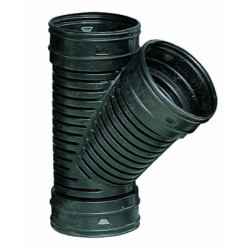 45-Degree Wye (Injection Molded) 3"